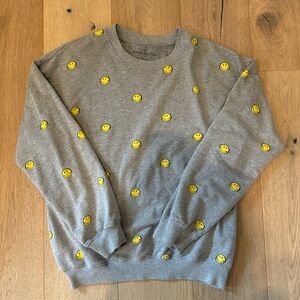 Pacsun Smiley Crewneck